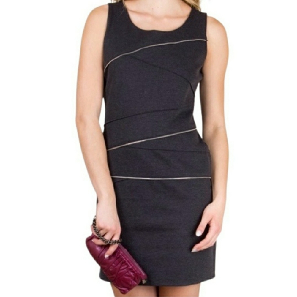 Michael Kors faux zipper dress